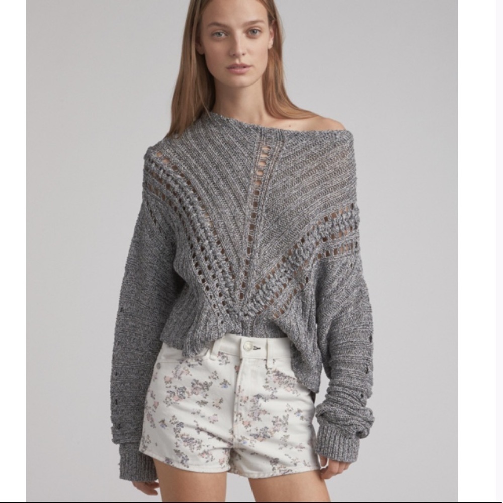 NEW • Rag & Bone • Ellie Floral Twill Jean Shorts
